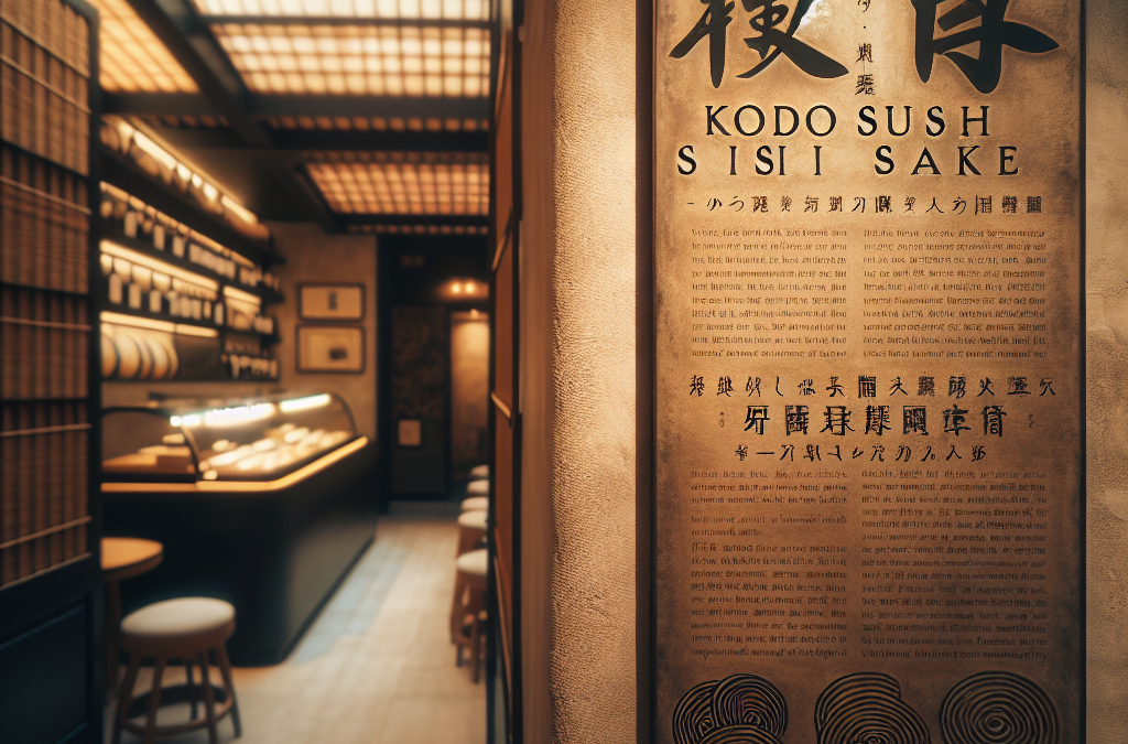 Discovering Kodo Sushi Sake: Menu Highlights and More in Scottsdale