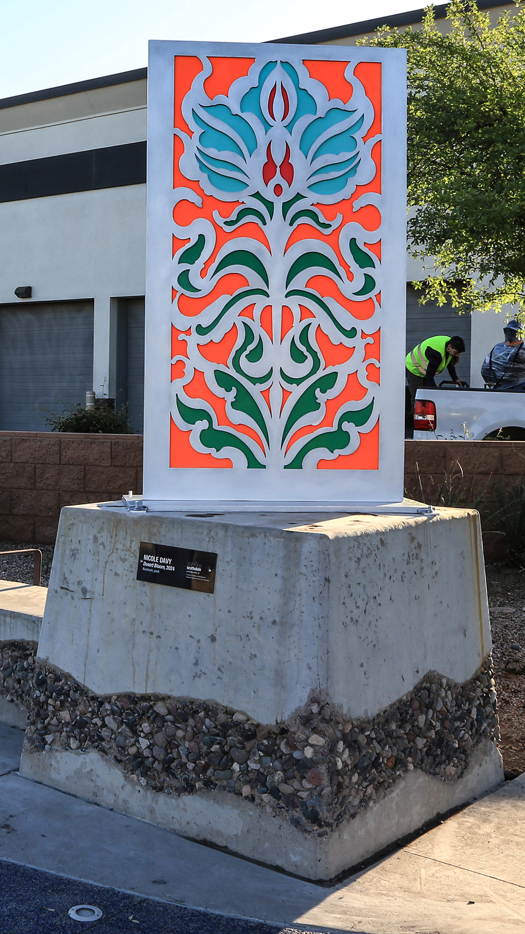 'A Gathering Place' by Shela Yu, an invitation for communal reflection in Scottsdale's desert landscape.