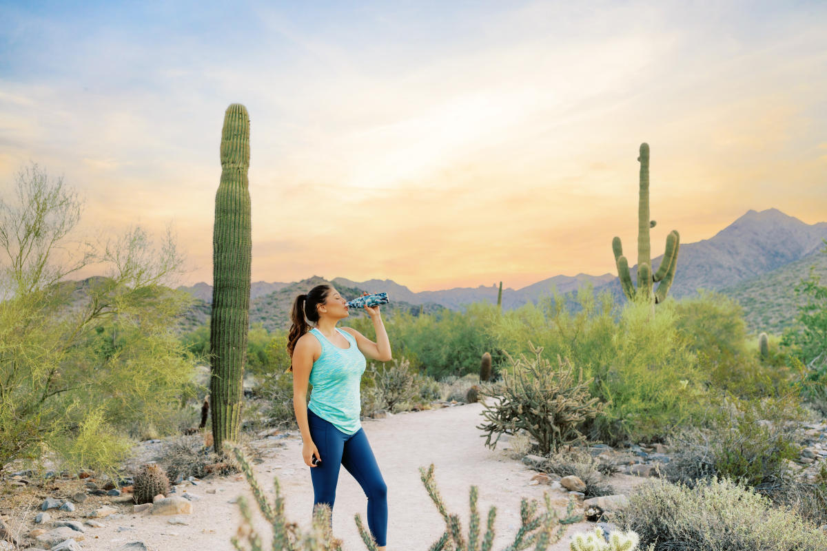 Exploring the trails of the Sonoran Desert on foot.