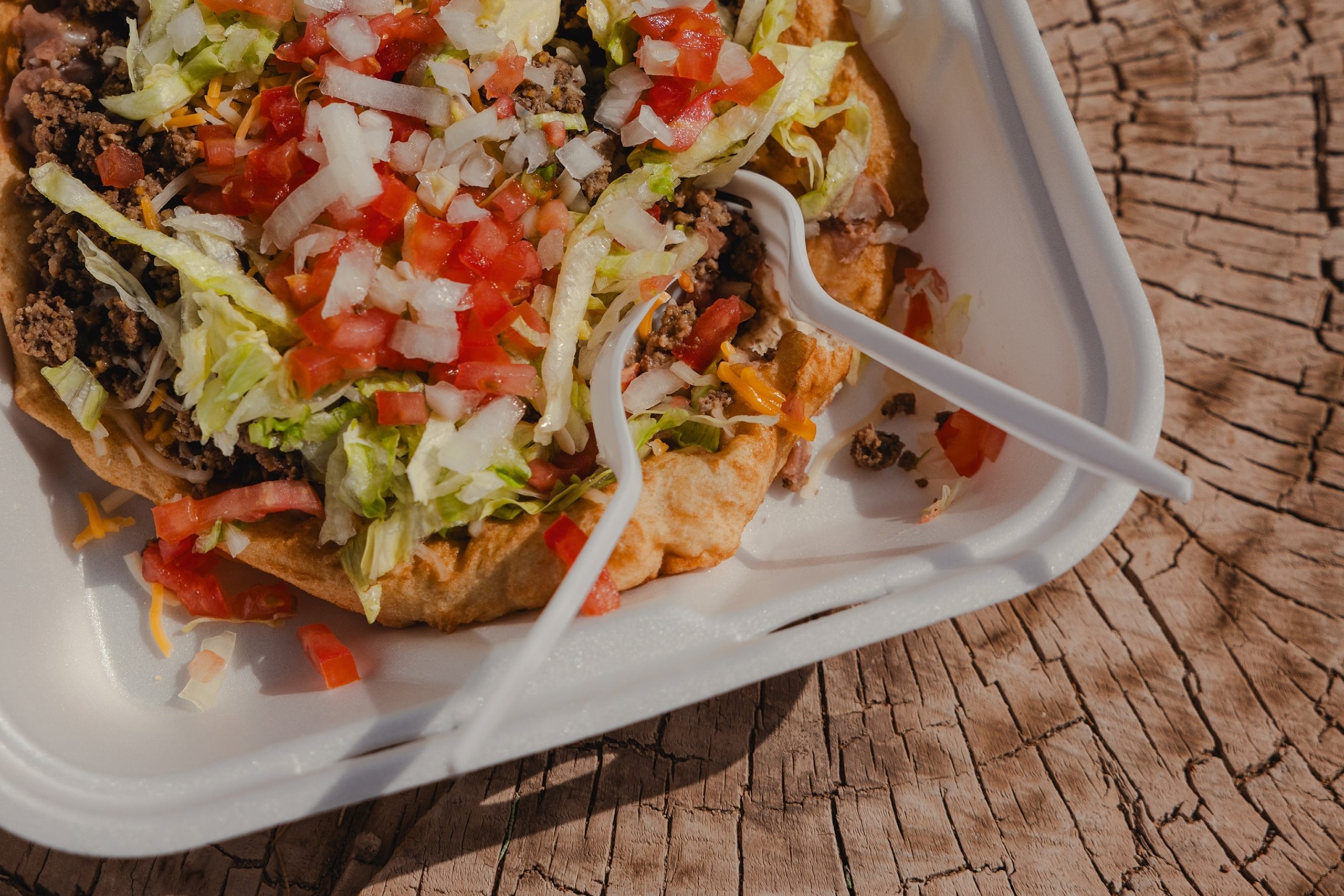 A taste of Scottsdale's culinary diversity captured in a traditional chili taco, showcasing the city's embrace of local and Indigenous flavors.